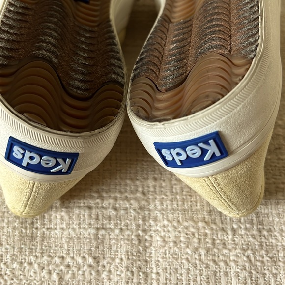 Keds double Decker slip on sneakers pale yellow suede - Picture 5 of 8